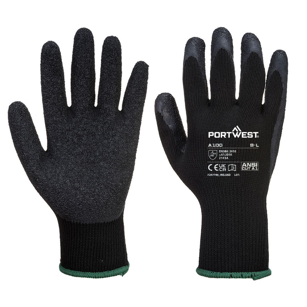 Portwest (A100) Grip 10 Latex Glove (Pack of 12)