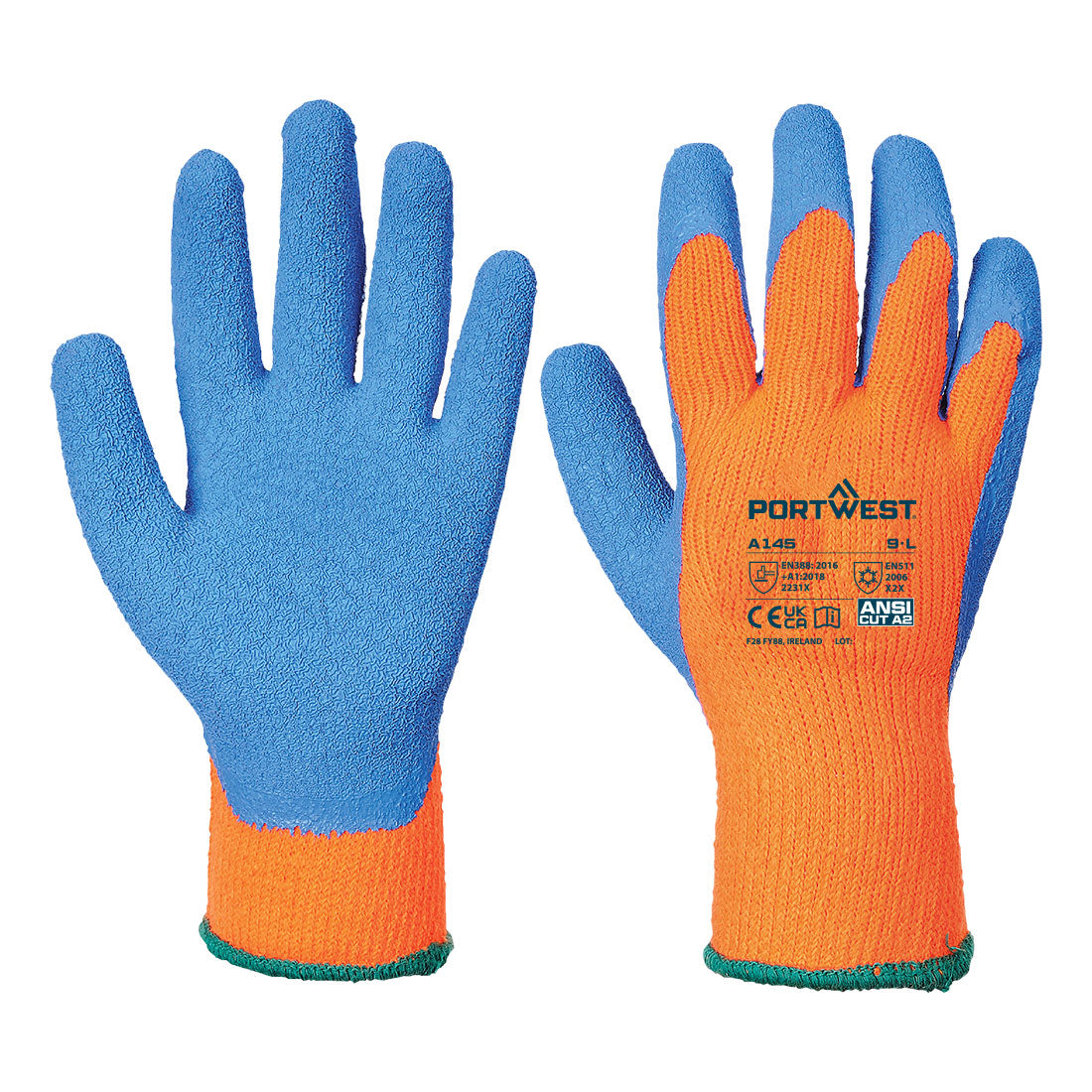 Portwest (A145) Cold 7 Latex Crinkle Glove