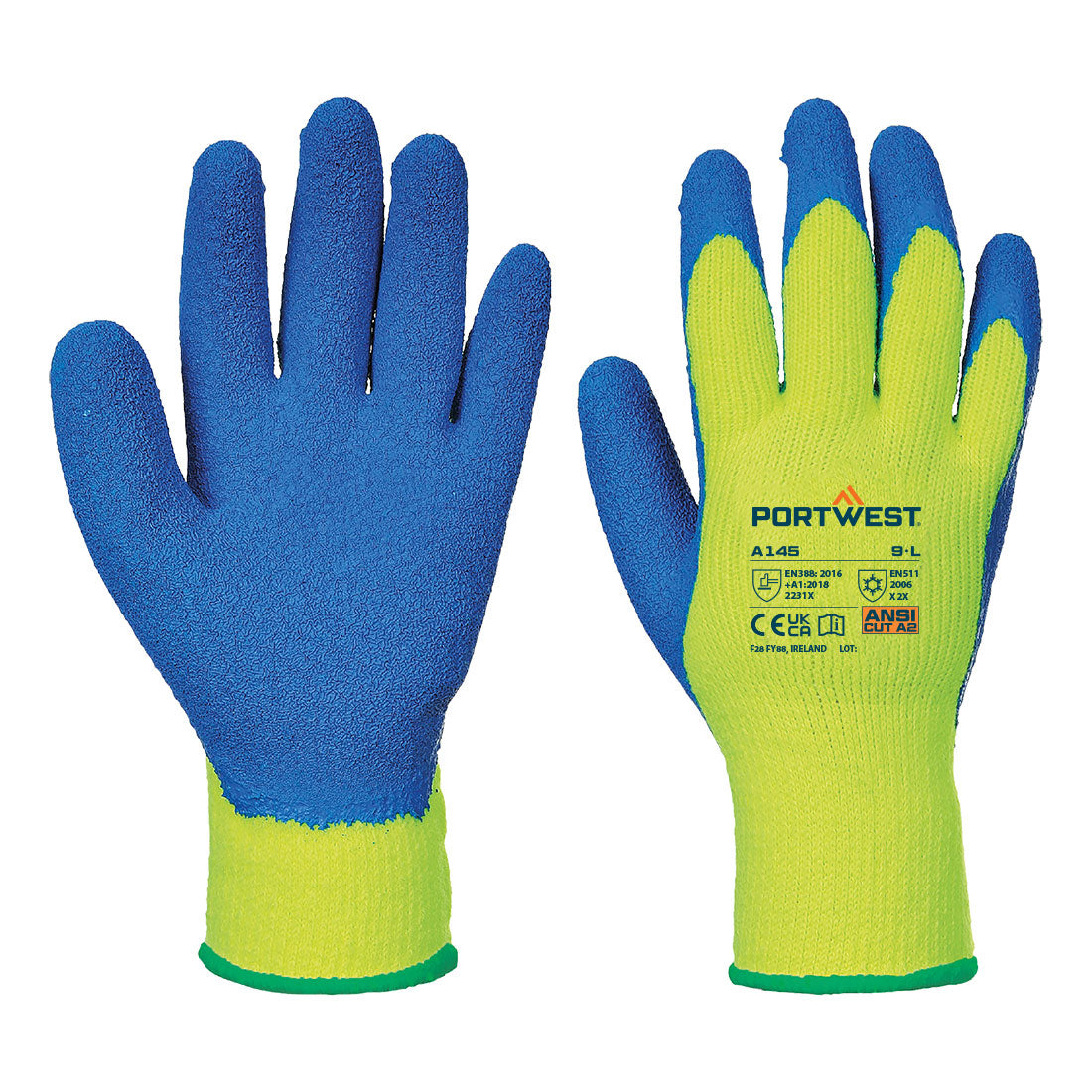 Portwest (A145) Cold 7 Latex Crinkle Glove