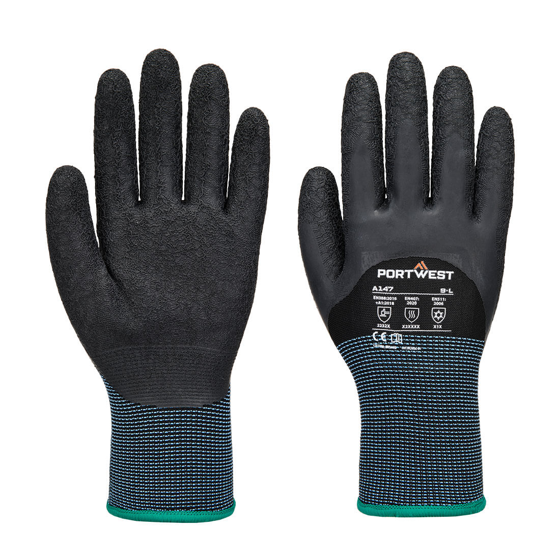 Portwest (A147) Cold 13 Latex 3/4 Dipped Glove