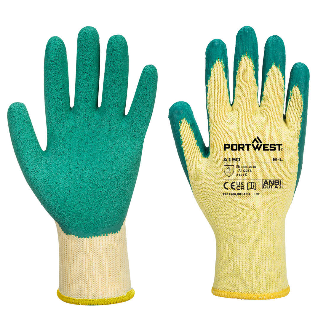 Portwest (A150) Grip 10 Latex Economy Glove