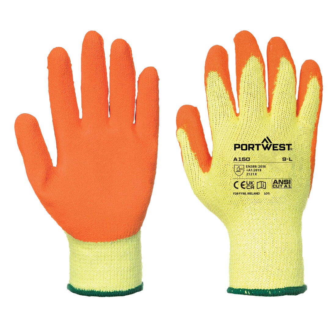 Portwest (A150) Grip 10 Latex Economy Glove