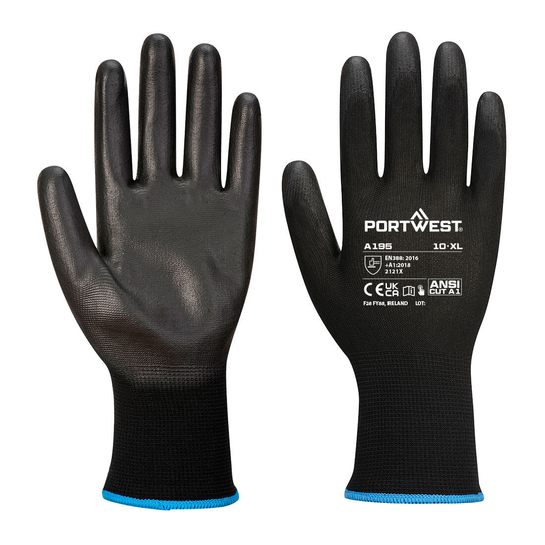 Portwest (A195) Grip 13 PU Touchscreen Glove