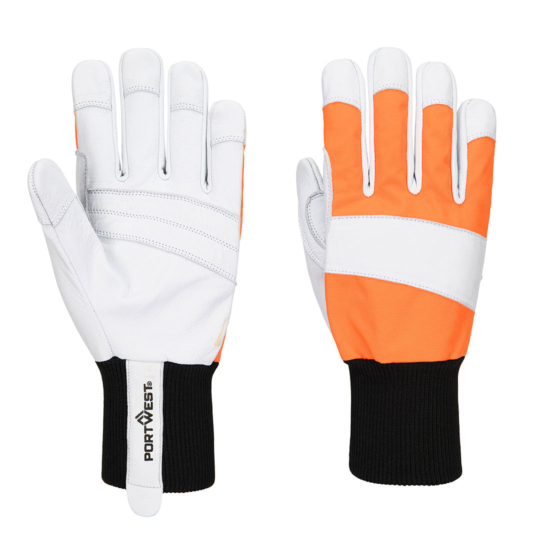 Portwest (A291) Chainsaw150 Leather Glove Cl 1