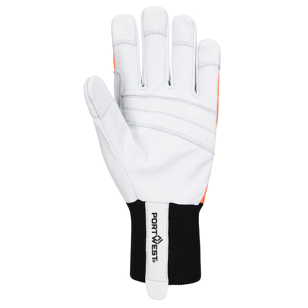 Portwest (A291) Chainsaw150 Leather Glove Cl 1