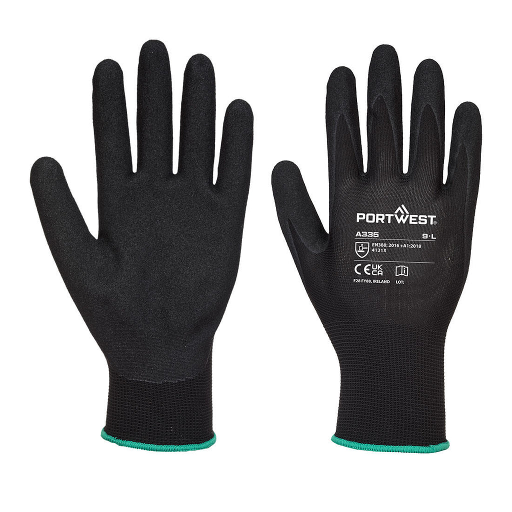 Portwest (A335) Grip 15 Nitrile Sandy Glove (Pack of 12)