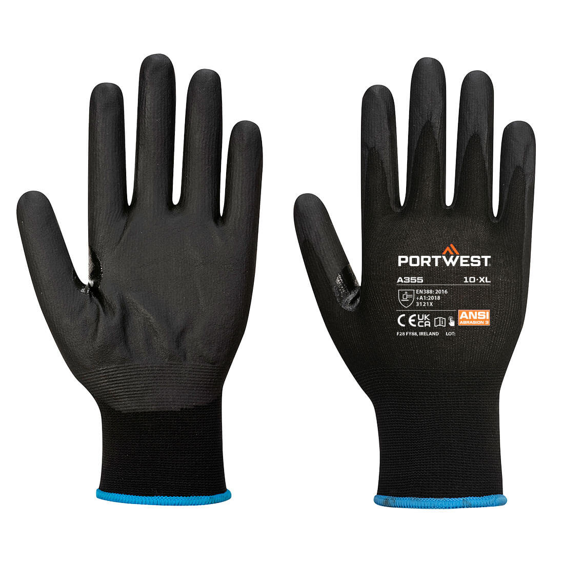 Portwest (A355) Grip 15 Nitrile Foam Touchscreen Glove (Pk12)