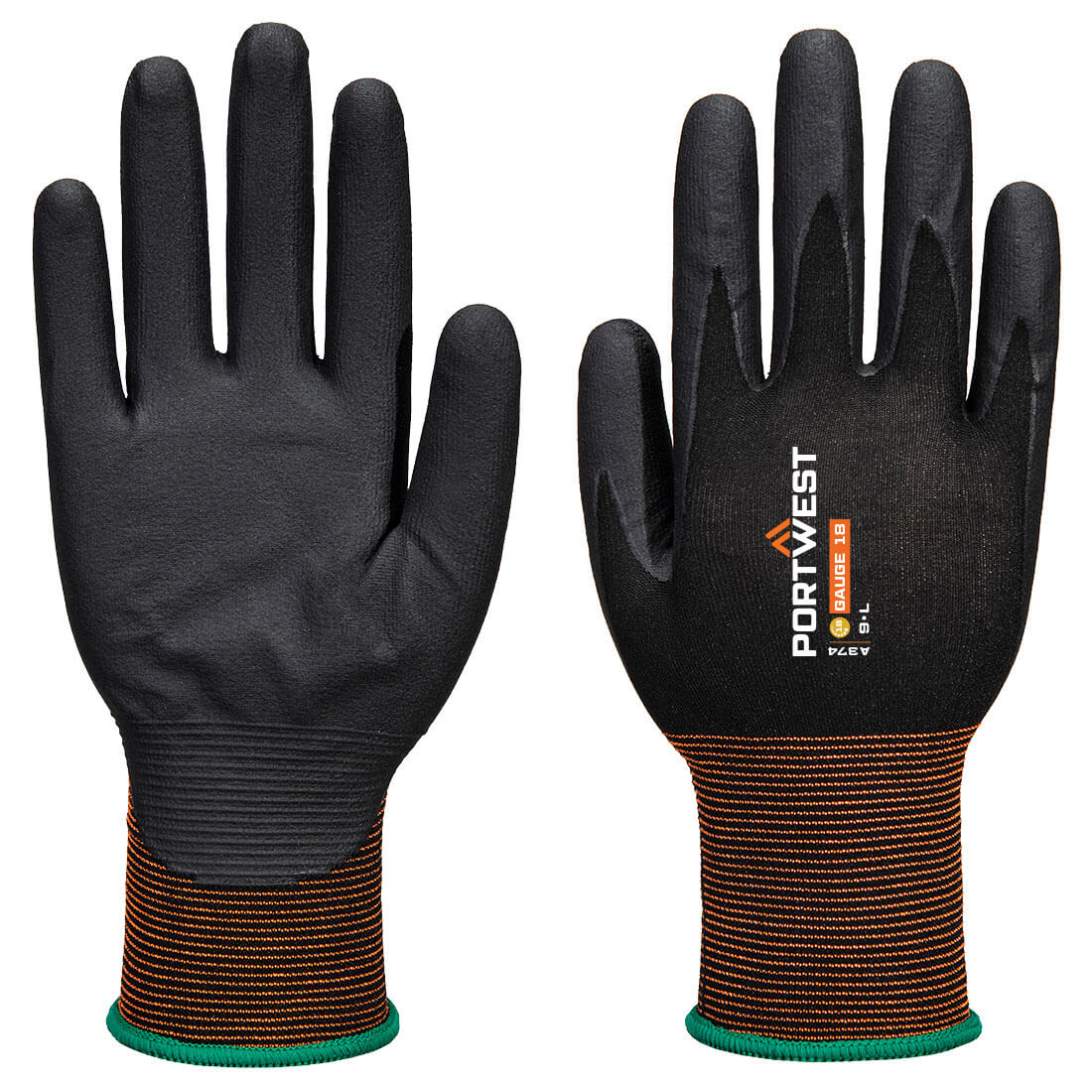 Portwest (A374) GP Grip 18 Nitrile Micro Foam Glove