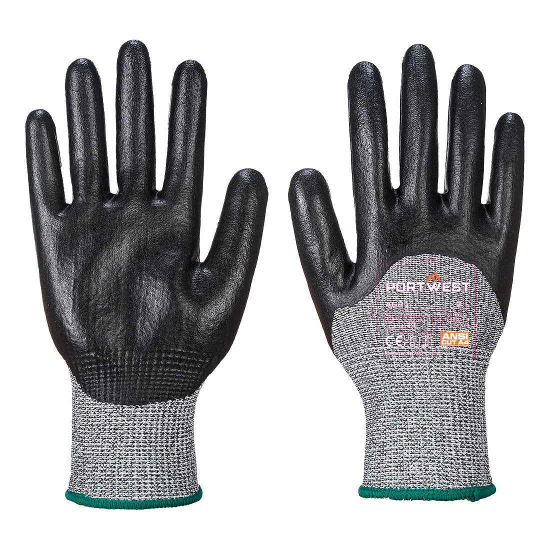 Portwest (A621) Cut D13 3/4 Nitrile Foam Glove