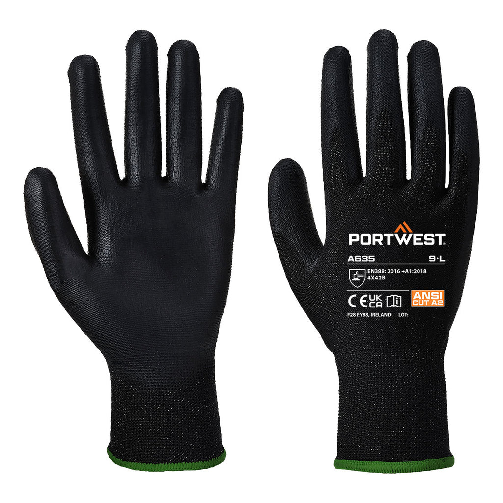 Portwest (A635) Cut B13 PU Economy Glove (Pack of 12)