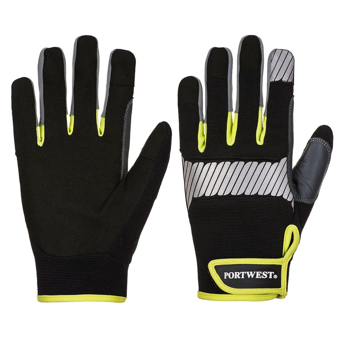Portwest (A770) PW3 Mechanic 80 Reflective Utility Glove