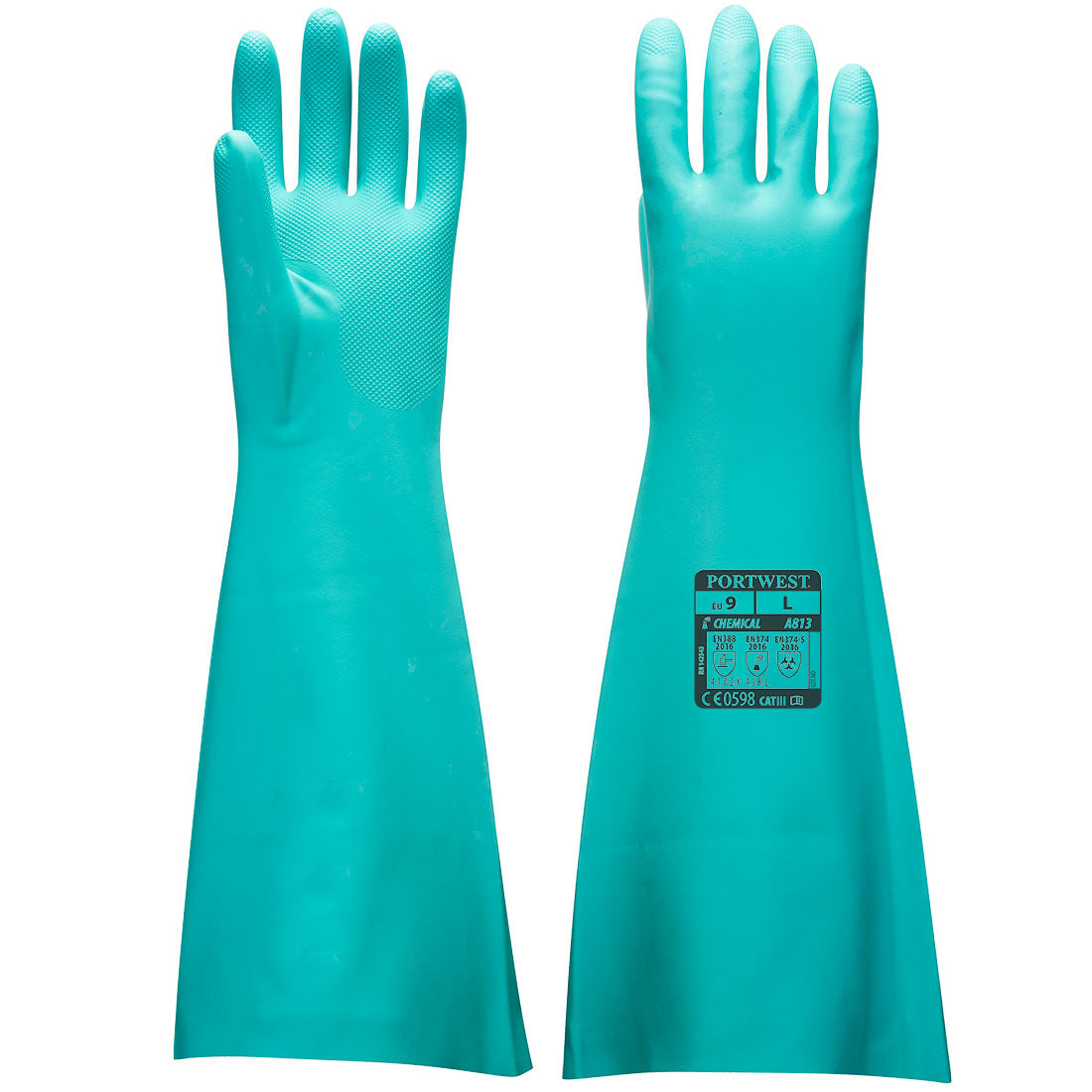 Portwest (A813) Chem 480 Nitrile Extended Gauntlet