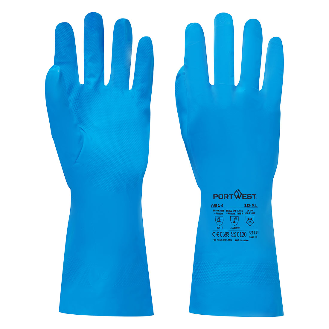 Portwest (A814) Chem 330 Nitrile Food Gauntlet