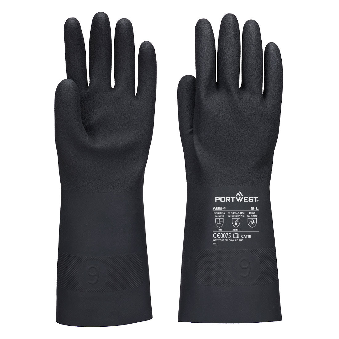Portwest (A824) Chem 350 Butyl Gauntlet