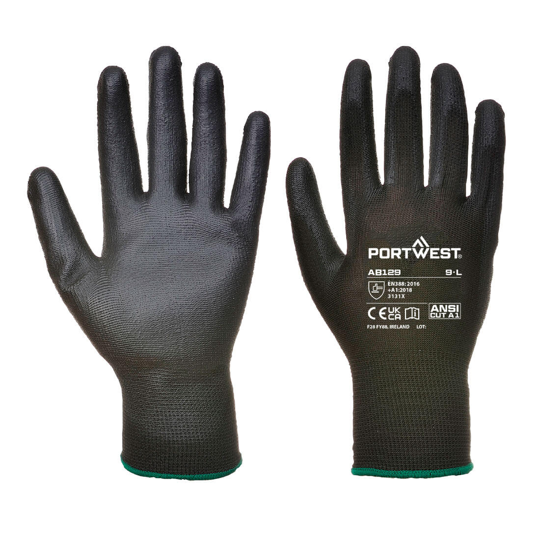 Portwest (AB129) Grip 13 PU Palm Essential Full Box (288 Pairs)