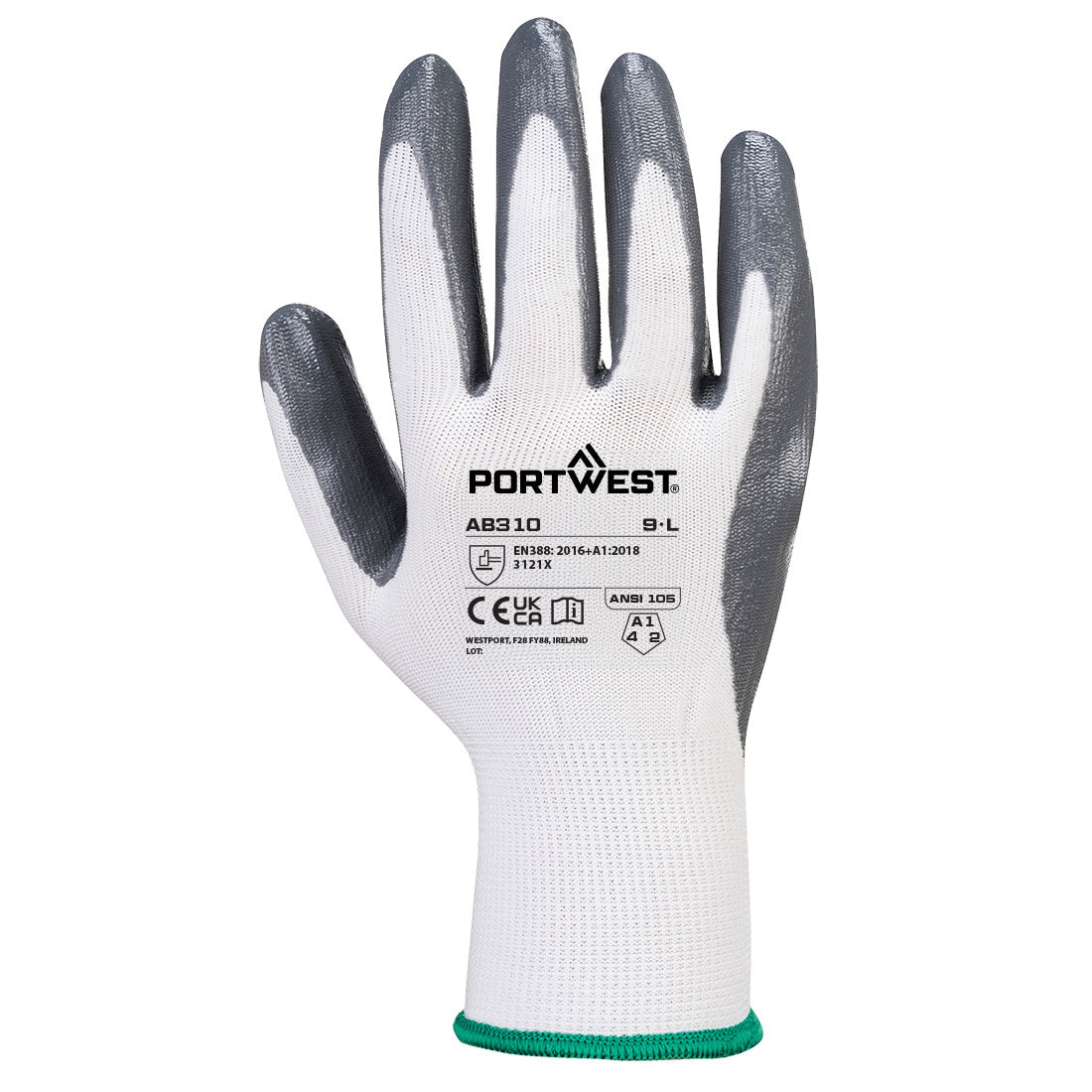 Portwest (AB310) Grip 13 Nitrile Essential Multipack (Pk 12)
