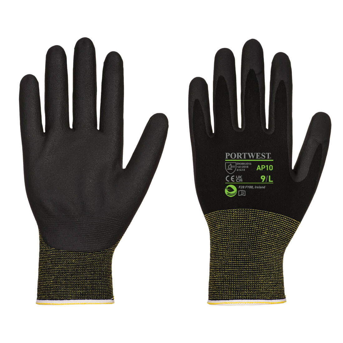 Portwest (AP10) Grip 15 Foam Nitrile Bamboo Glove (Pk12)