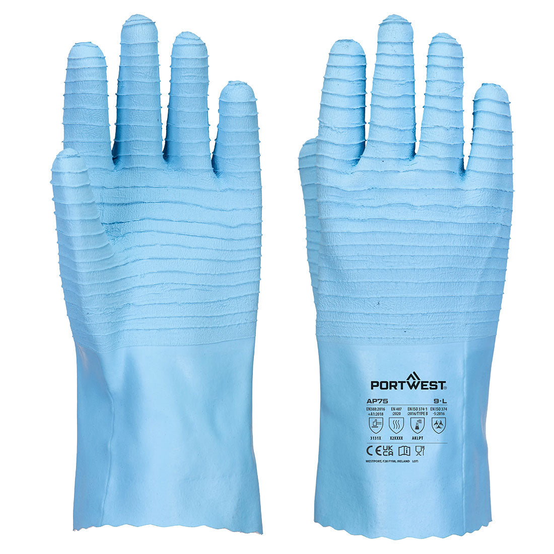 Portwest (AP75) FD Chemical B Latex Gauntlet