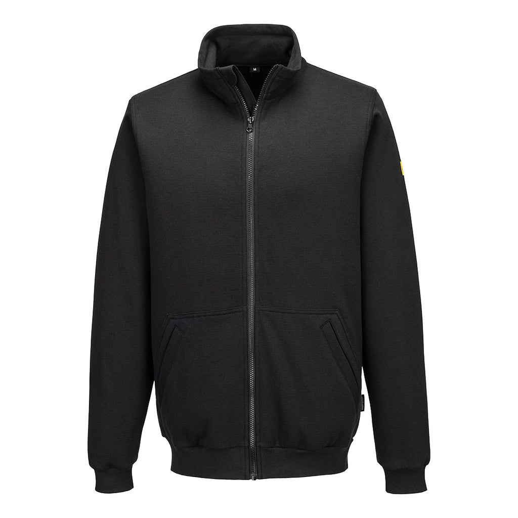 Portwest (AS25) Anti-Static ESD Zip Sweatshirt