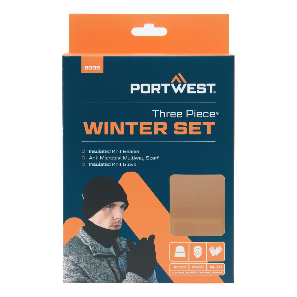 Portwest (B035) Winter Accessory Set (3pcs)