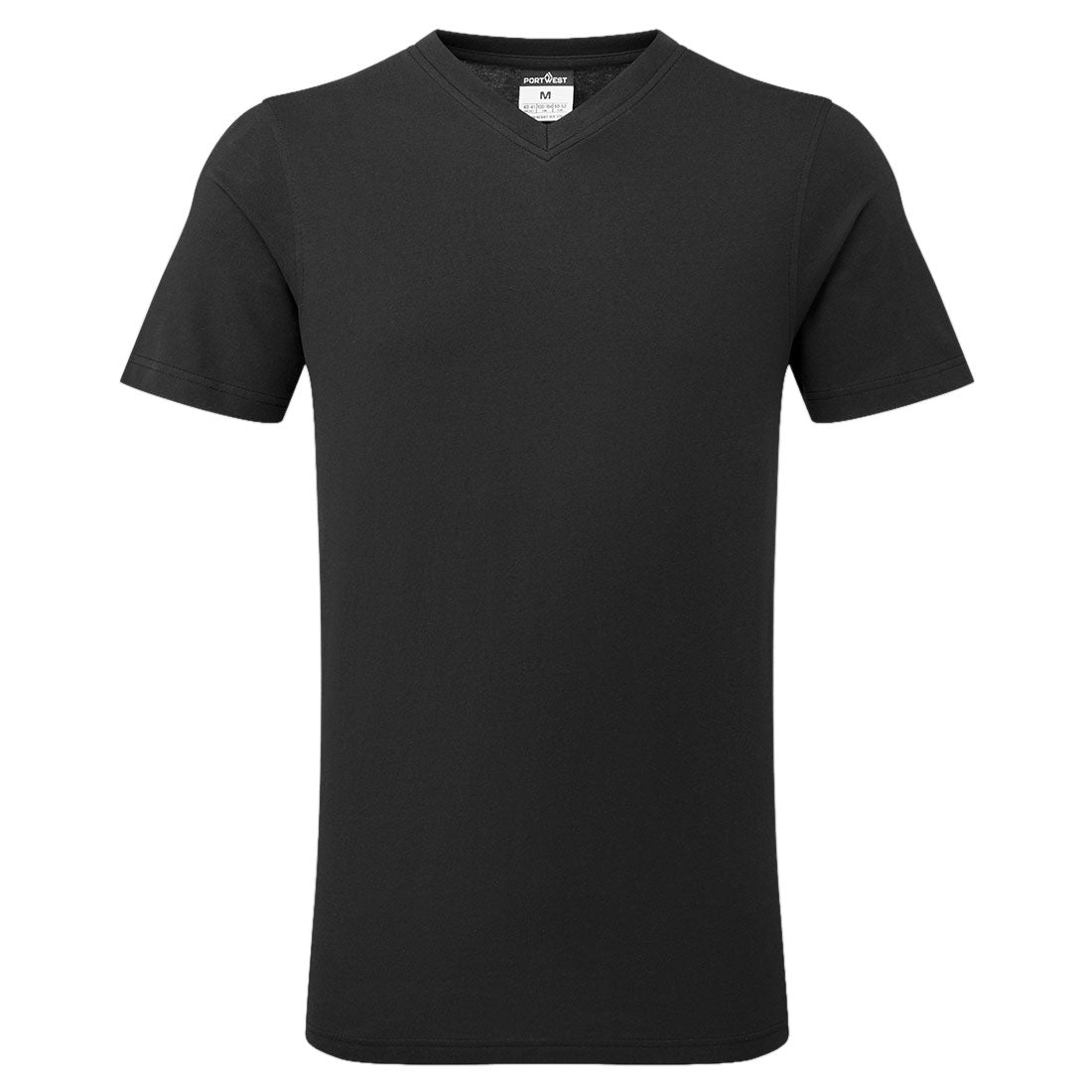 Portwest (B197) V-Neck Cotton T-Shirt S/S