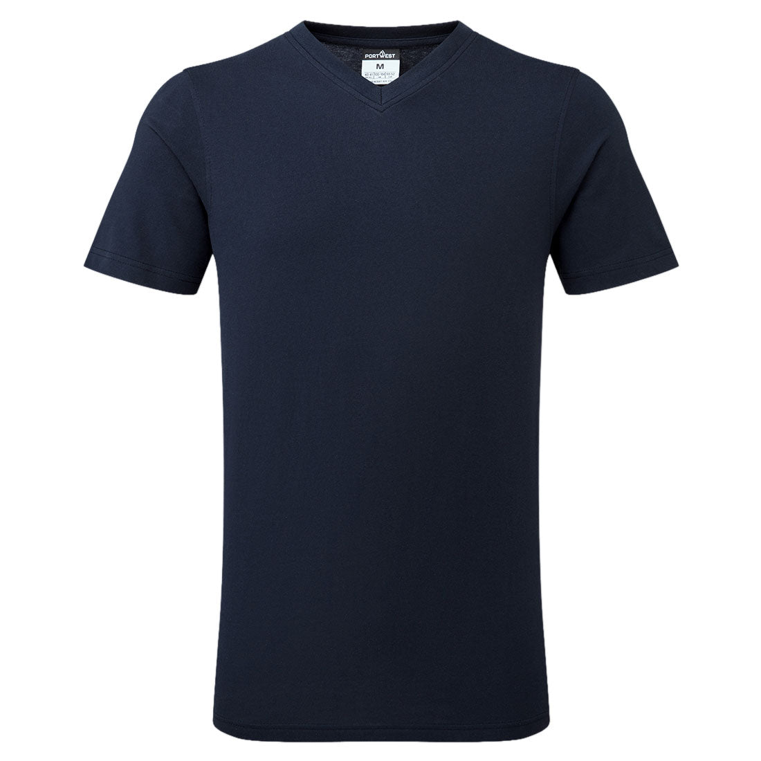 Portwest (B197) V-Neck Cotton T-Shirt S/S