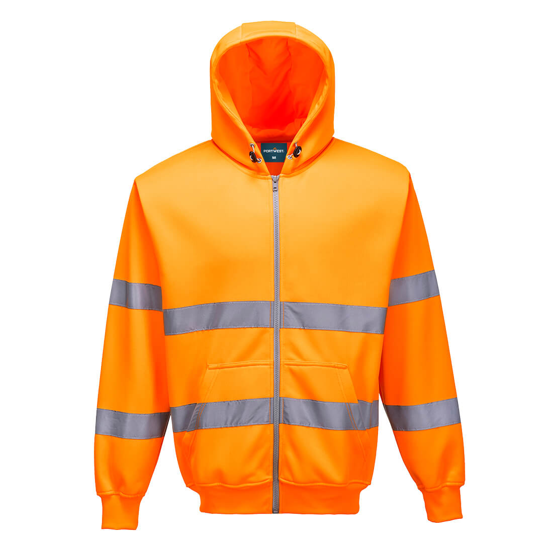 Portwest (B305) Hi-Vis Zipped Hoodie
