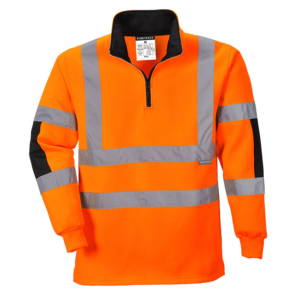 Portwest (B308) Xenon Hi-Vis Rugby Shirt