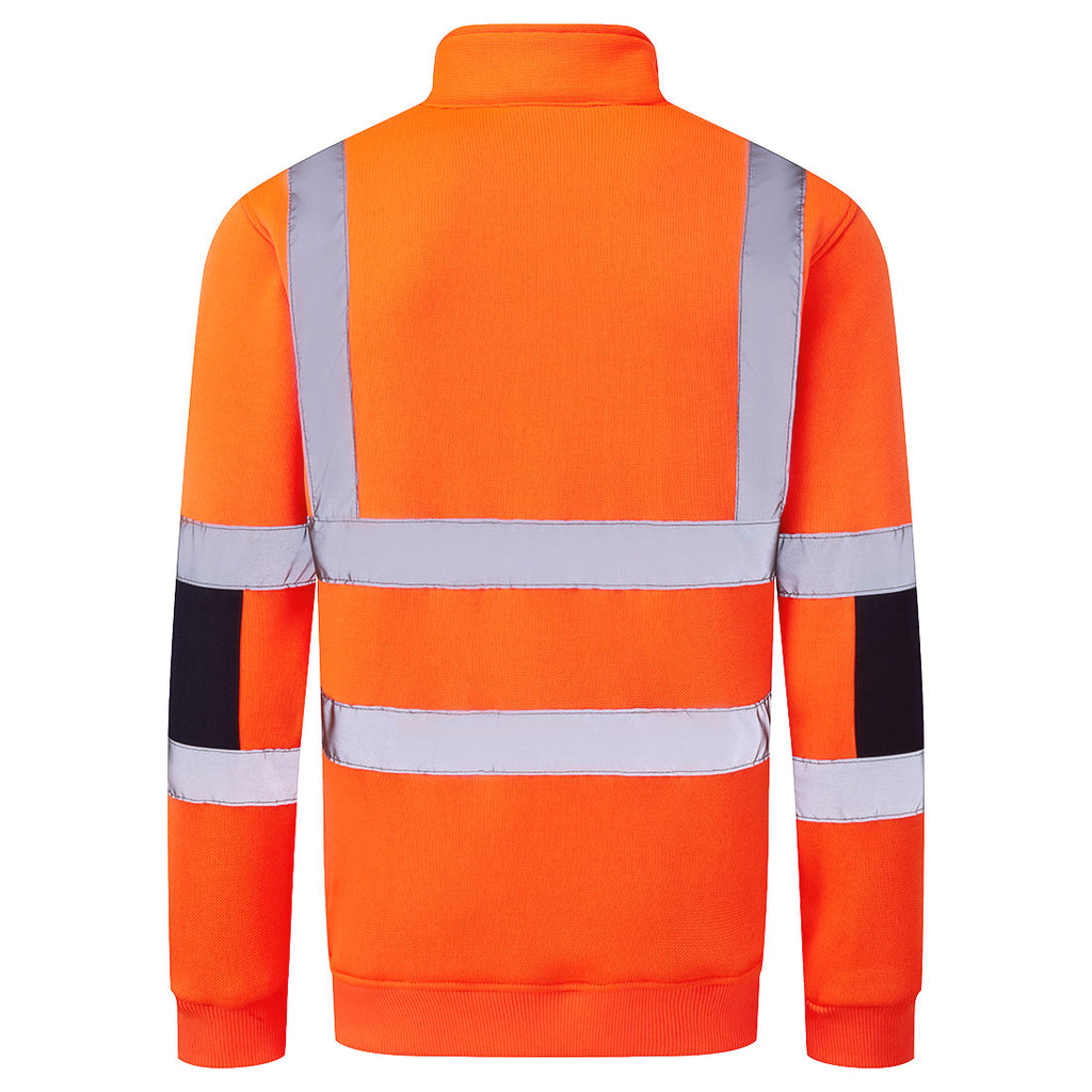 Portwest (B314) Hi-Vis Knit  1/2 Zip Sweatshirt