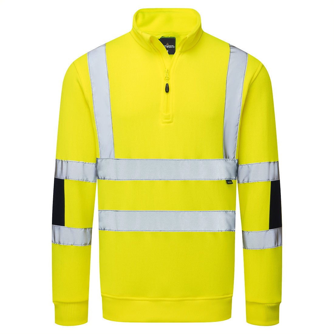 Portwest (B314) Hi-Vis Knit  1/2 Zip Sweatshirt