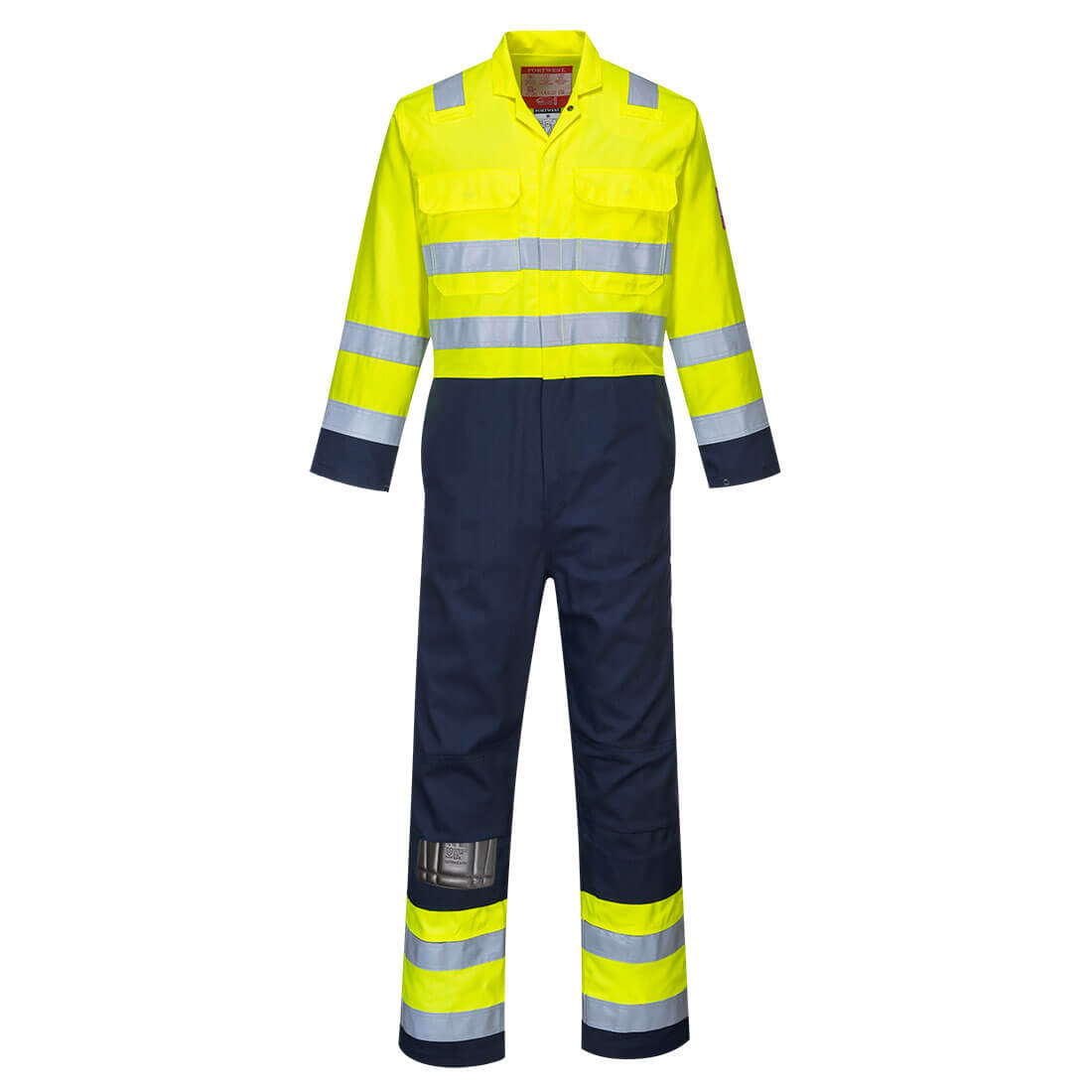 Portwest (BIZ7) Bizflame Work Hi-Vis Contrast FR Coverall