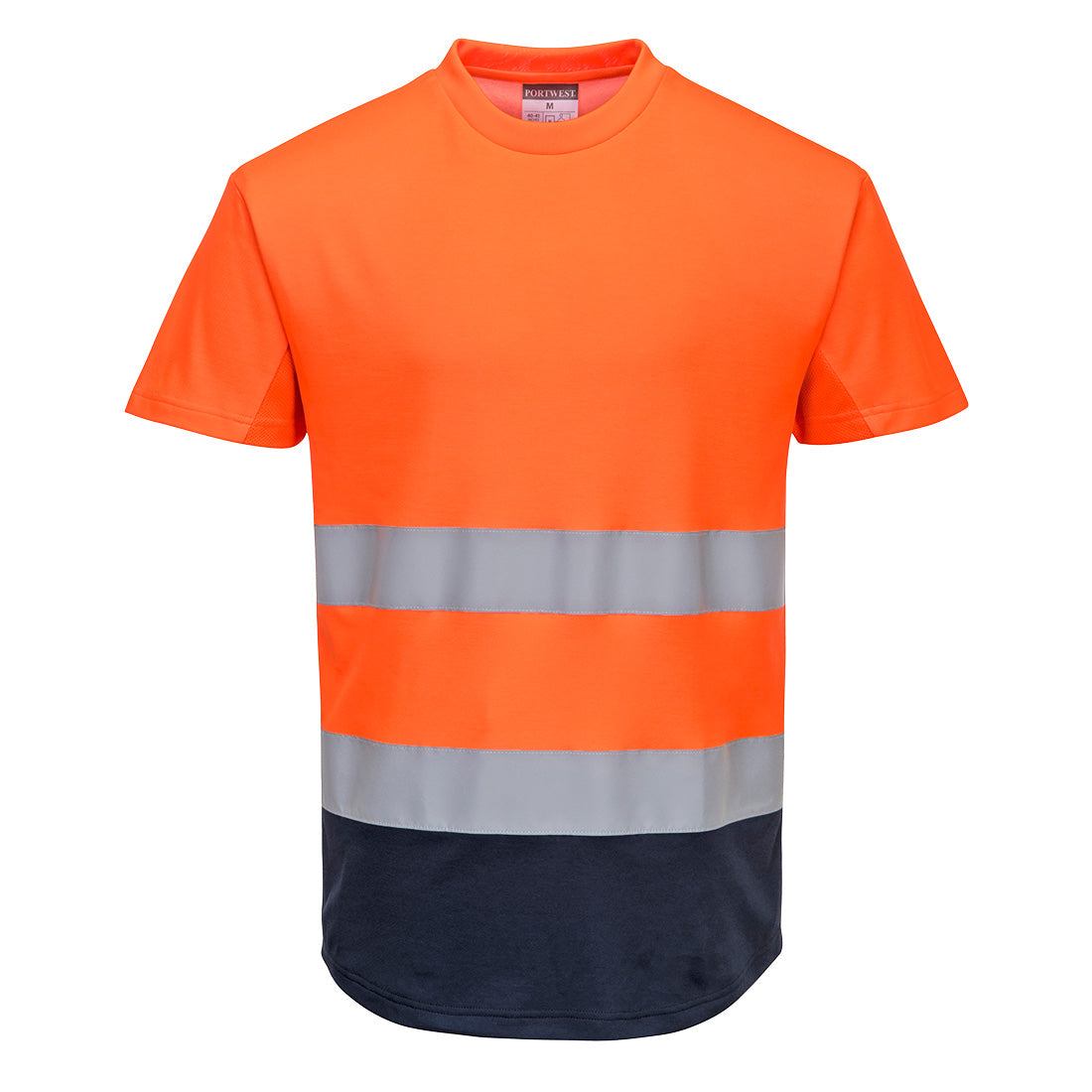 Portwest (C395) Hi-Vis Contrast Mesh Insert T-Shirt S/S