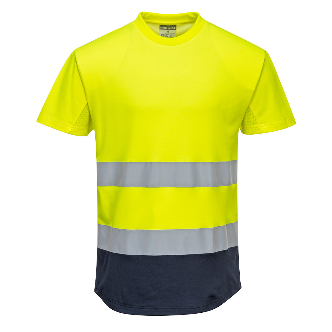 Portwest (C395) Hi-Vis Contrast Mesh Insert T-Shirt S/S