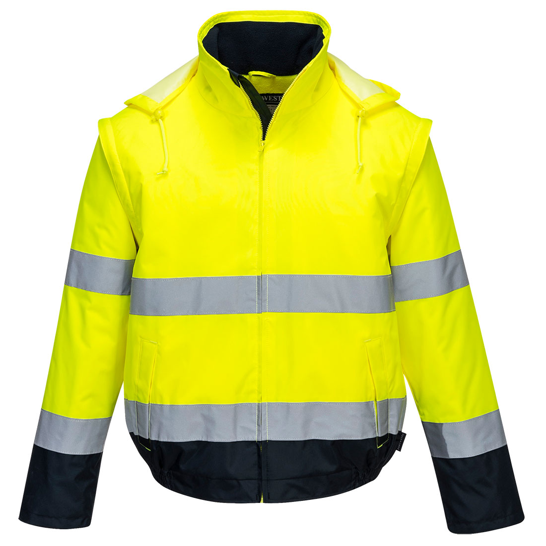 Portwest (C464) Hi-Vis 2-in-1 Contrast Essential Lite Bomber Jacket