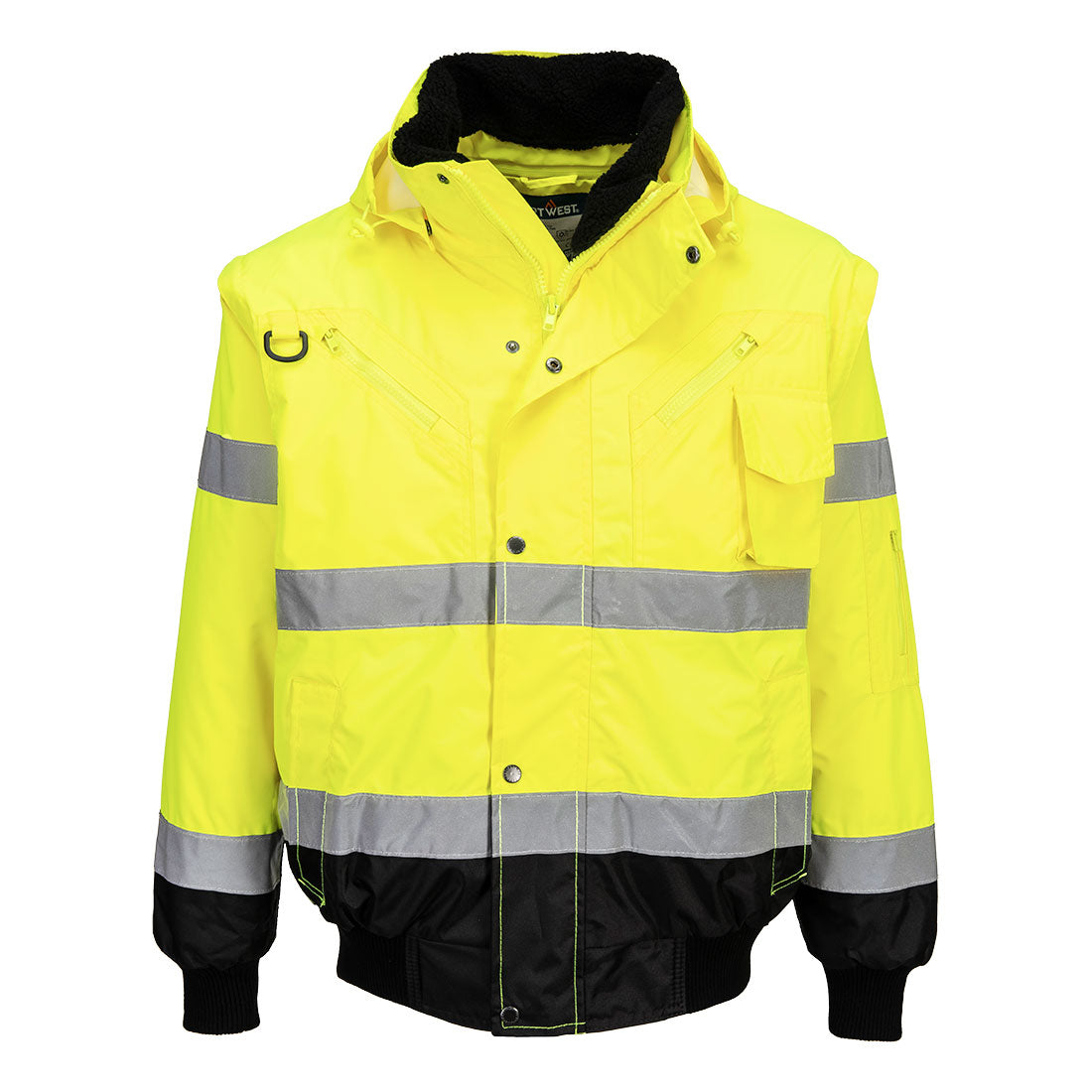 Portwest (C465) Hi-Vis 3-in-1 Contrast Bomber Jacket