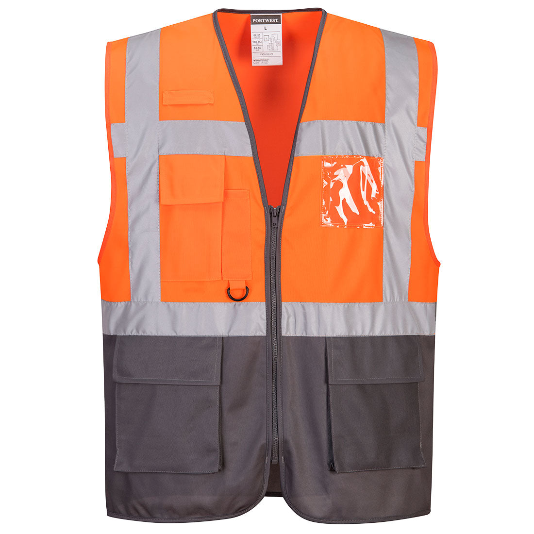 Portwest (C476) Warsaw Hi-Vis Contrast Executive Vest