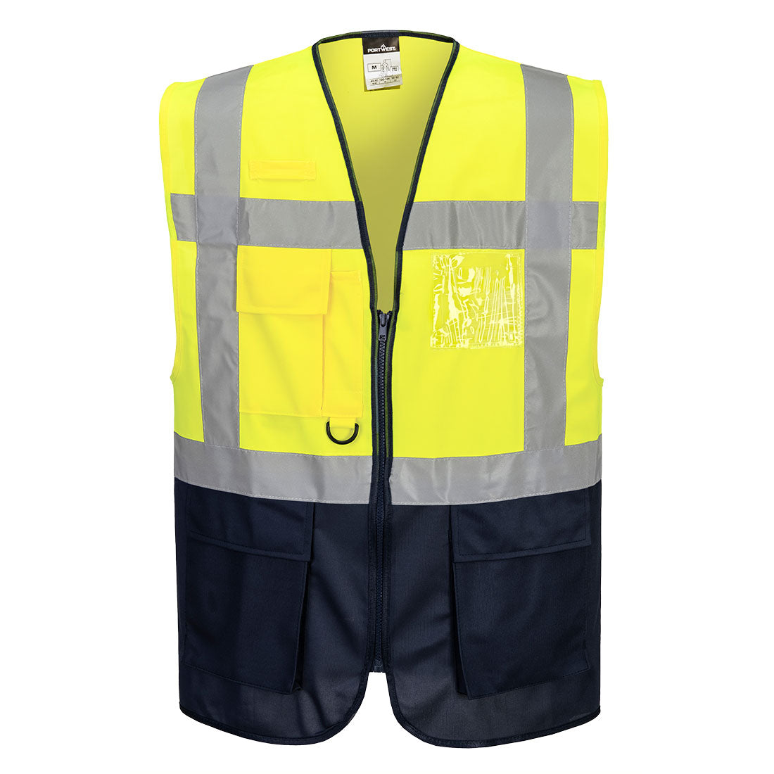 Portwest (C476) Warsaw Hi-Vis Contrast Executive Vest