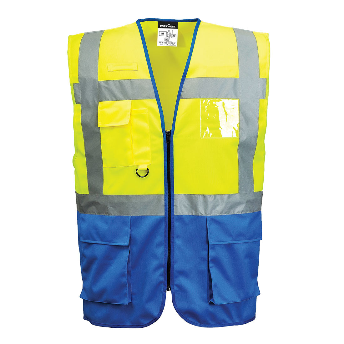 Portwest (C476) Warsaw Hi-Vis Contrast Executive Vest