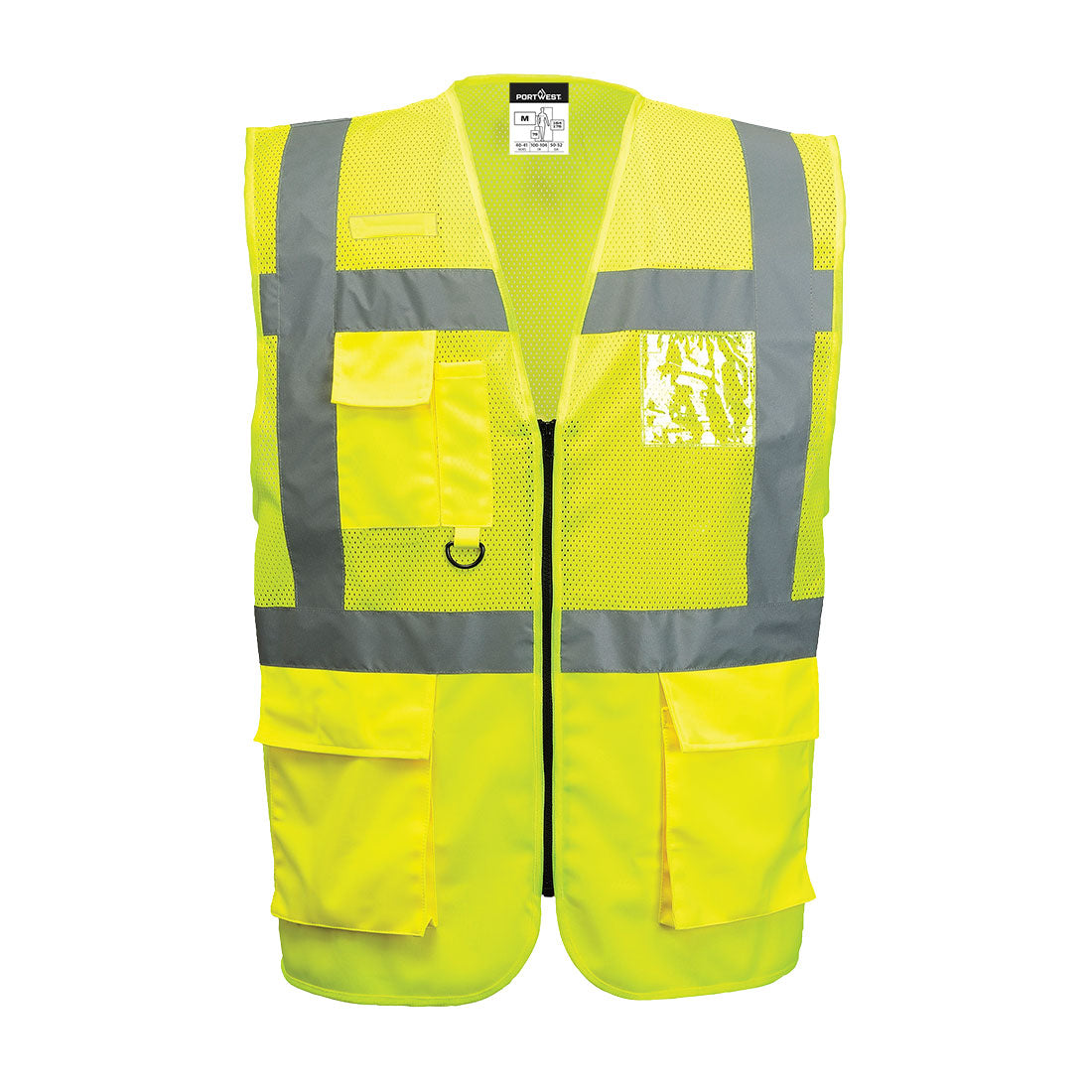 Portwest (C496) Madrid Hi-Vis Half Mesh Executive Vest