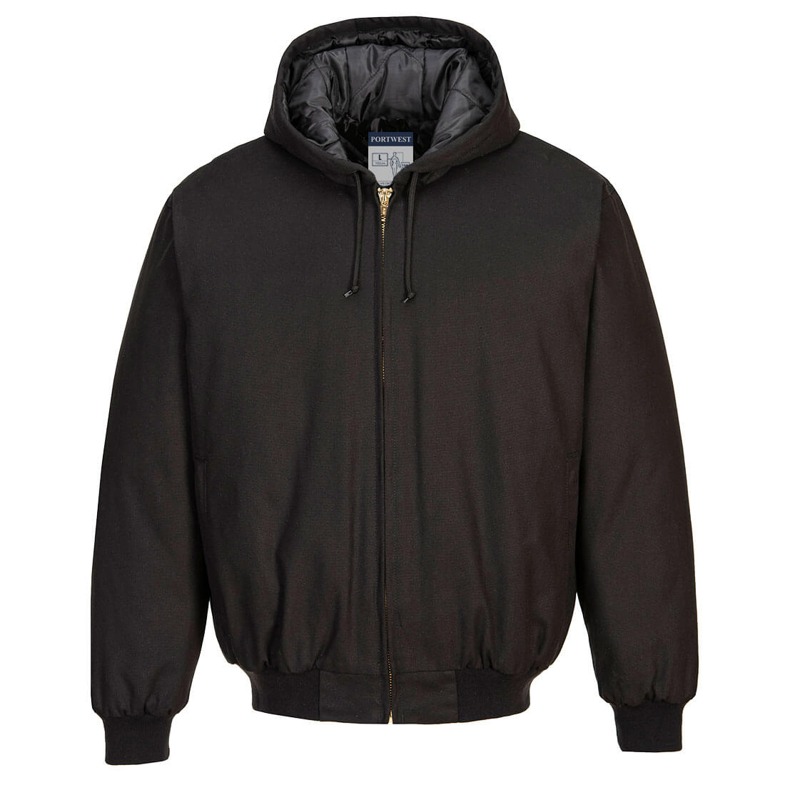 Portwest (DC801) Duck Quilt Lined Hooded Jacket