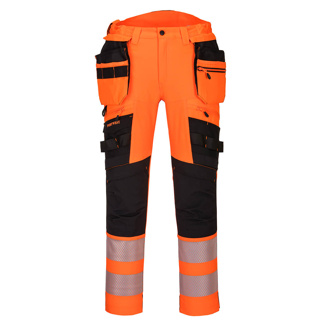 Portwest (DX442) DX4 Hi-Vis Detachable Holster Pocket Trousers
