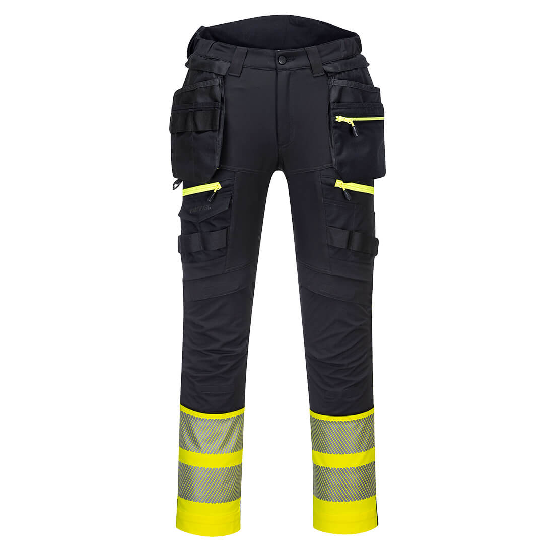 Portwest (DX445) DX4 Hi-Vis Detachable Holster Pocket Class 1 Trousers