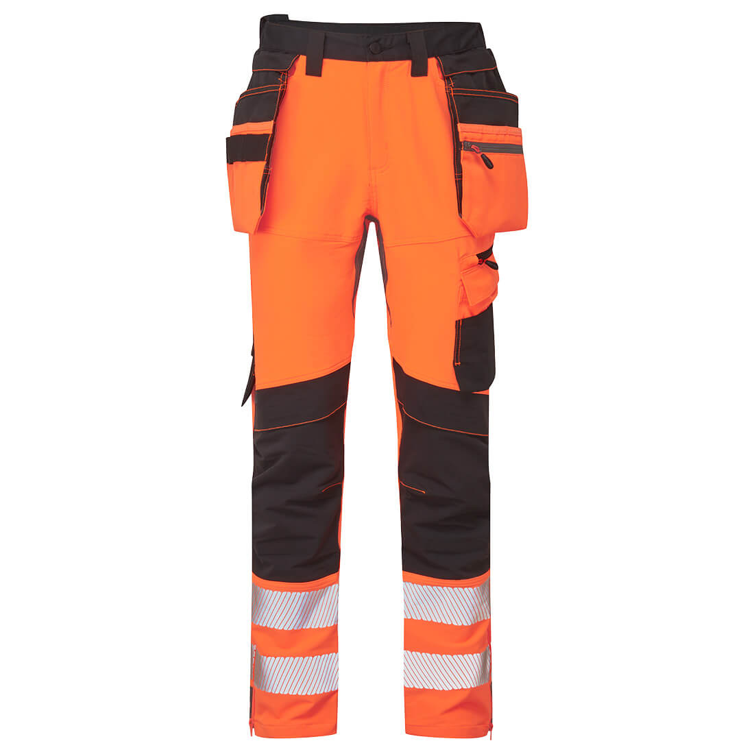 Portwest (DX454) DX4 Hi-Vis Detachable Holster Pocket Craft Trousers
