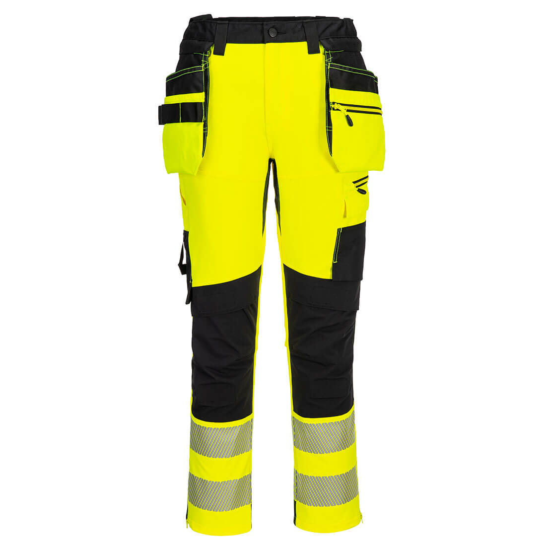 Portwest (DX454) DX4 Hi-Vis Detachable Holster Pocket Craft Trousers
