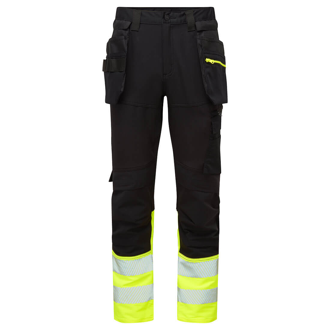 Portwest (DX457) DX4 Hi-Vis Class 1 Detachable Holster Pocket Craft Trousers