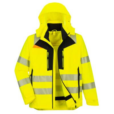 Portwest (DX466) DX4 Hi-Vis 4-in-1 Jacket