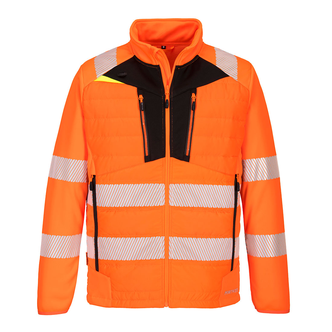 Portwest (DX473) DX4 Hi-Vis Hybrid Baffle Jacket