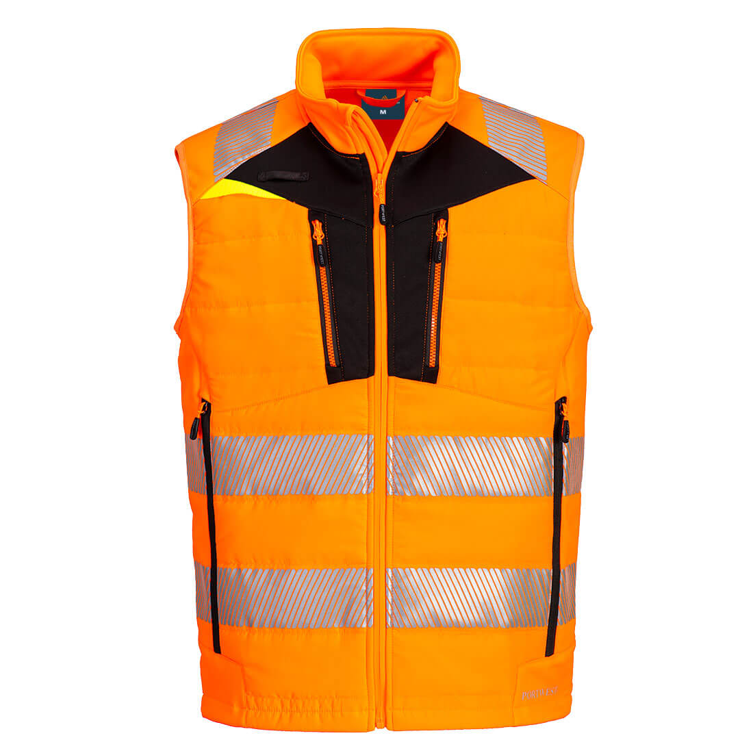 Portwest (DX479) DX4 Hi-Vis Hybrid Baffle Bodywarmer