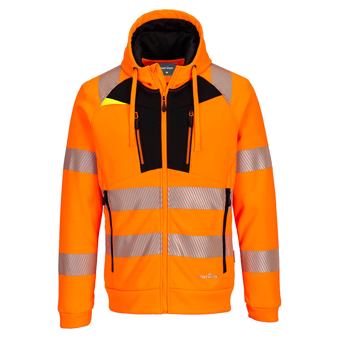 Portwest (DX484) DX4 Hi-Vis Zip Hoodie