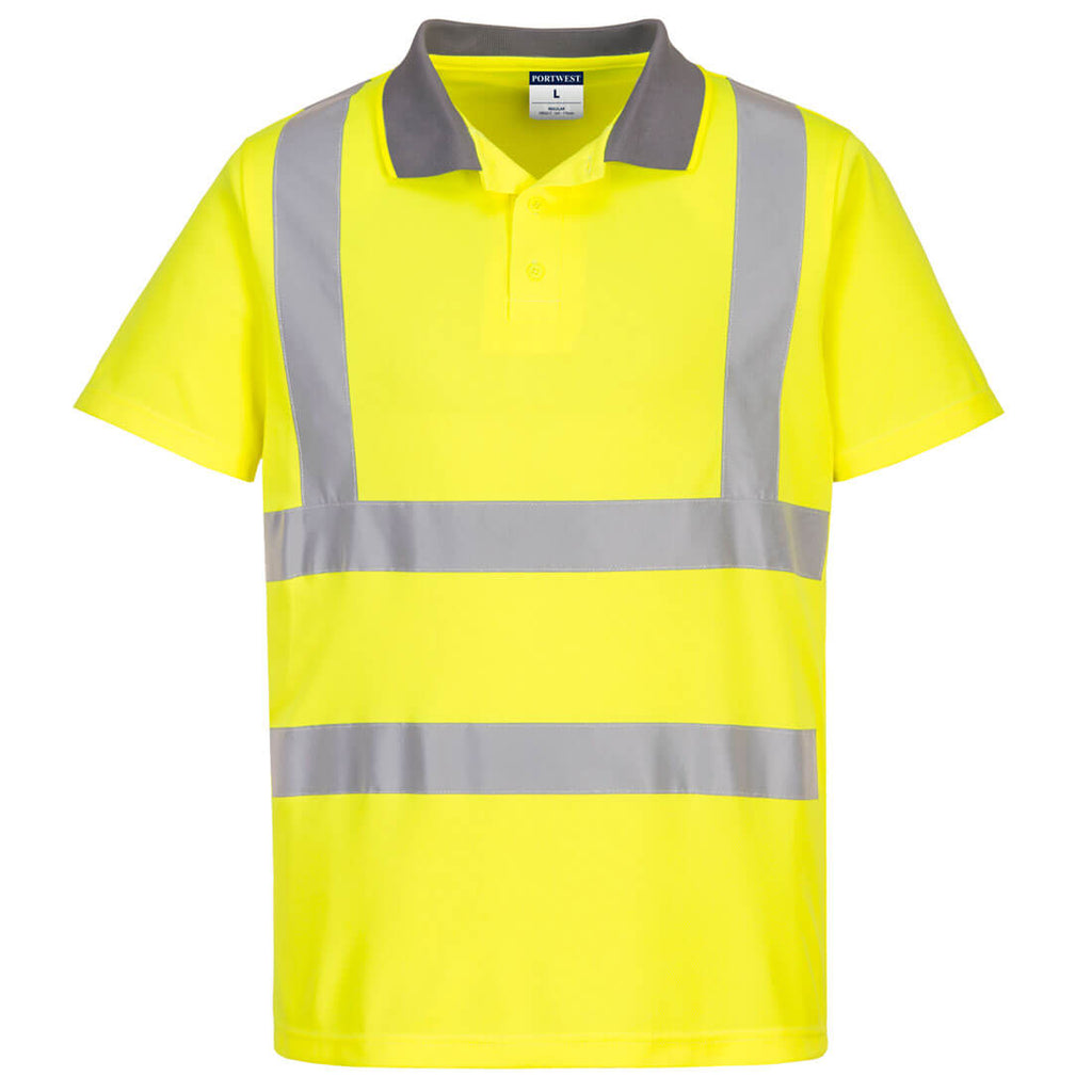 Portwest (EC10) Eco Hi-Vis Polo Shirt S/S (6 Pack)